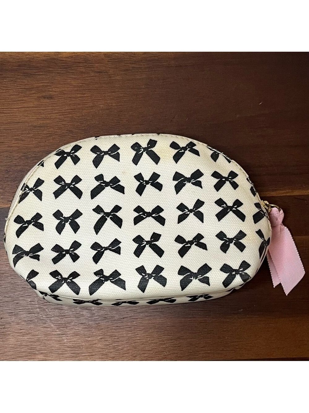 J.Crew Cream Makeup Pouch